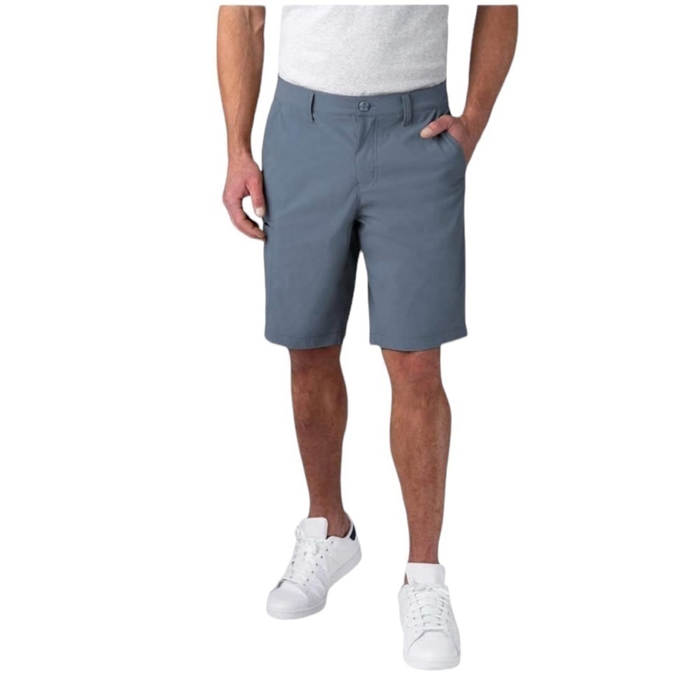 NWT WEATHERPROOF VINTAGE  Men's Nylon Stretch Trail Shorts Greyish Blue Size 40